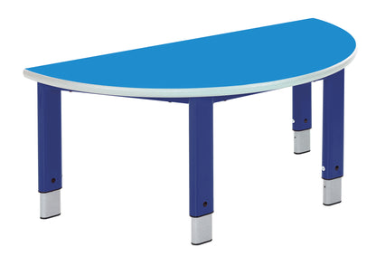 Height Adjustable Table:  Semi-Circular