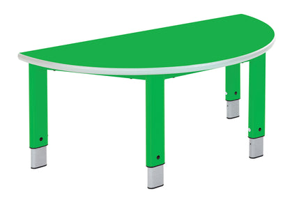 Height Adjustable Table:  Semi-Circular