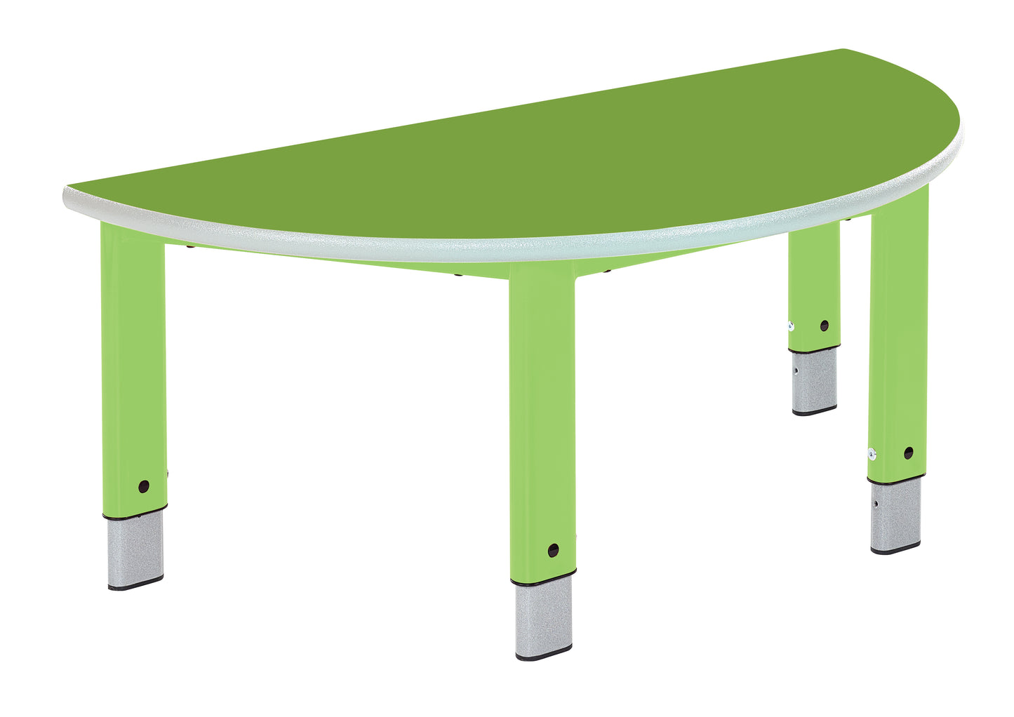 Height Adjustable Table:  Semi-Circular