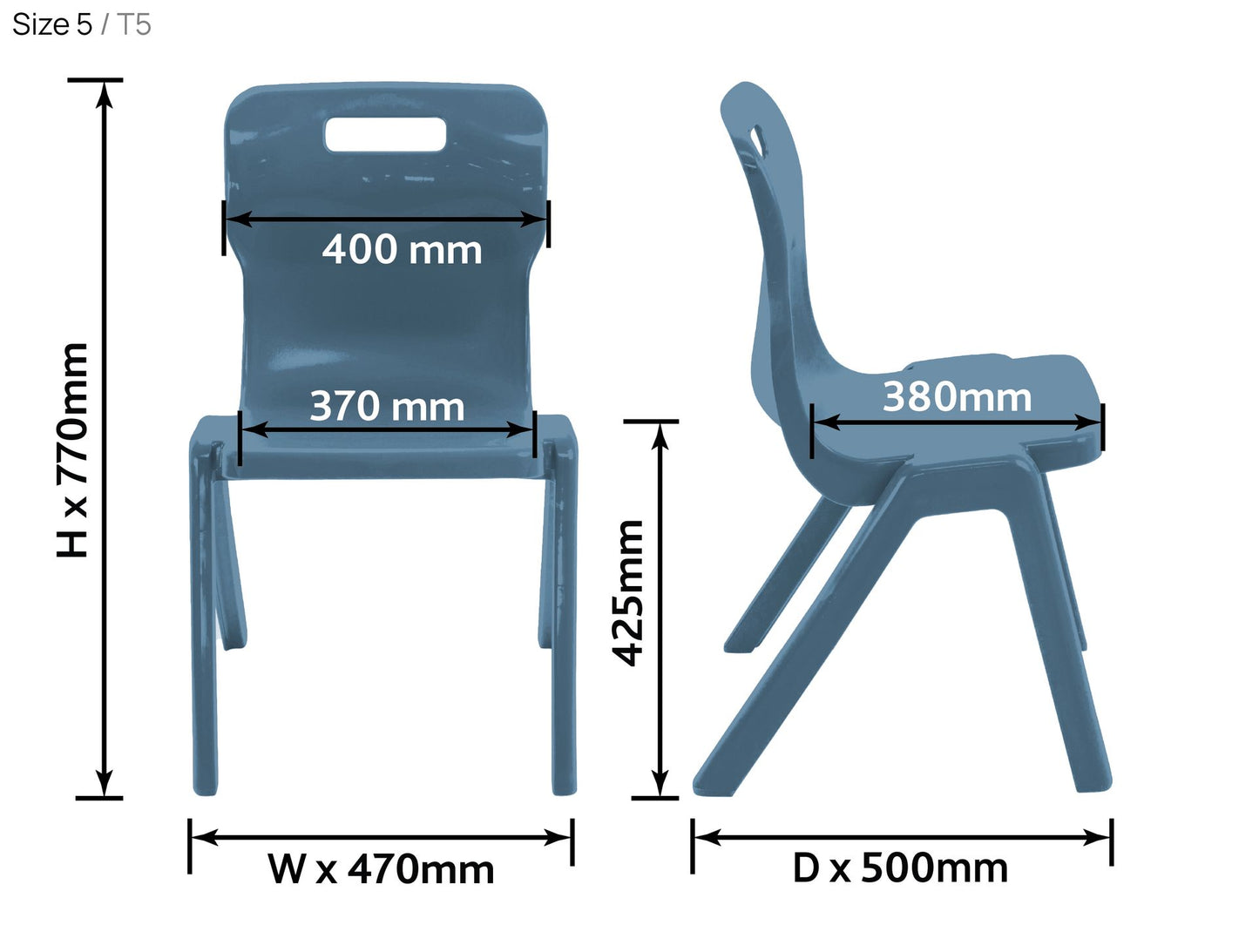 Titan One Piece Chair - Retold (fully Recycled material)