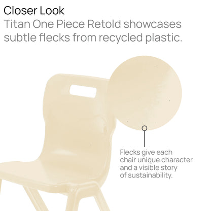 Titan One Piece Chair - Retold (fully Recycled material)