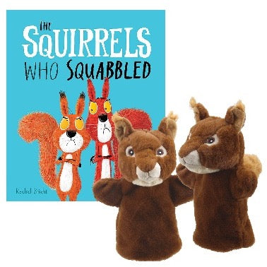 The Squirrels Who Squabbled Puppet Buddies Book Set