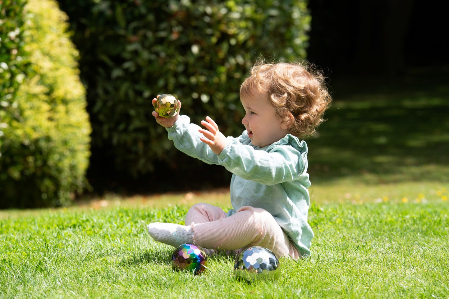 Sensory Steel Mosaic Mystery Balls - Pk3