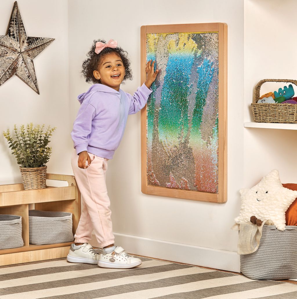 Millhouse Early Years Sensory Wall Sequins Panel