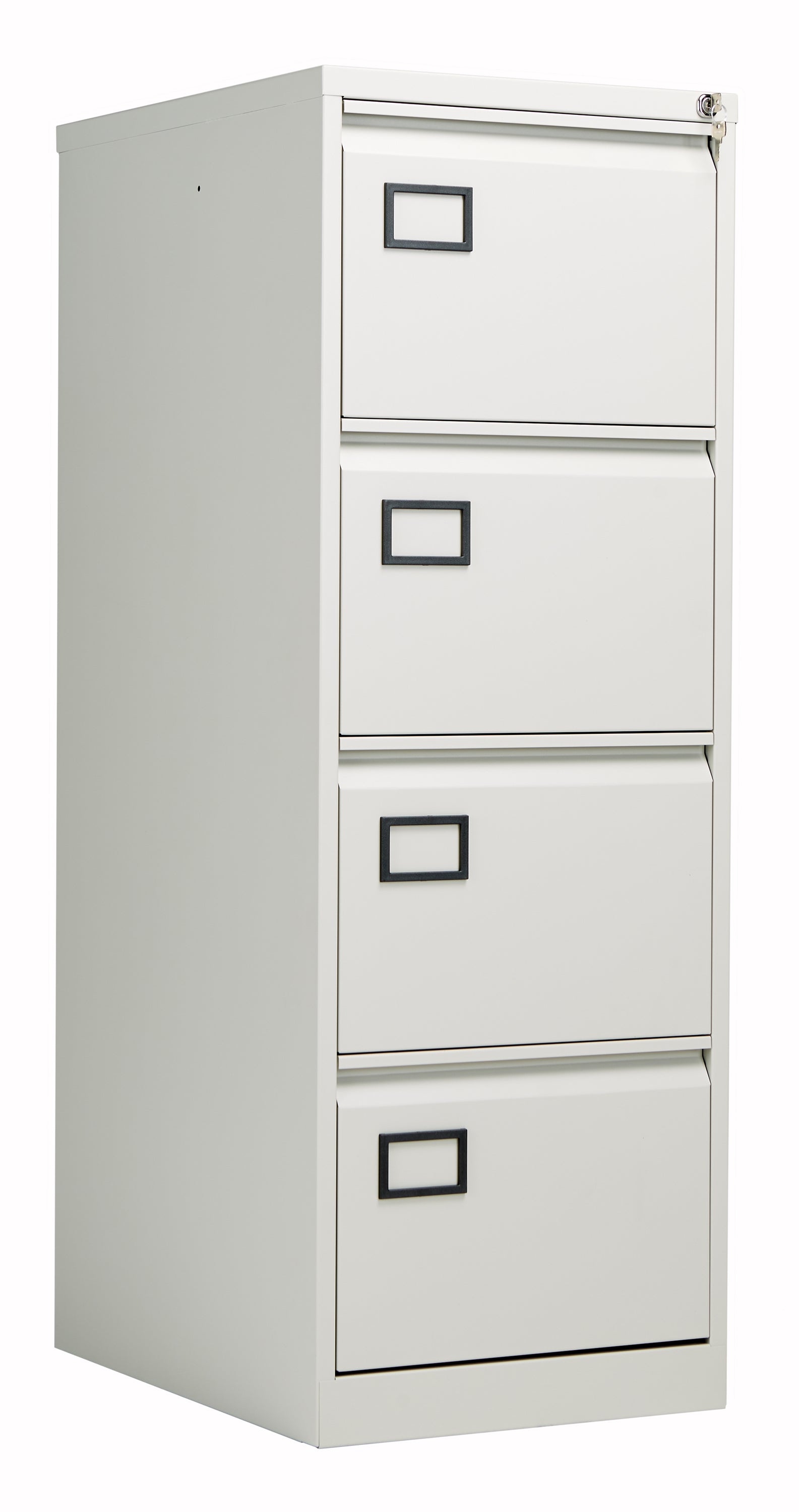 Bisley 4 Drawer Contract Steel Filing Cabinet | Goose Grey