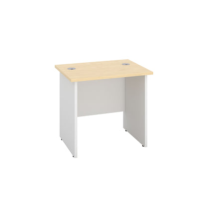 Panel Rectangular Desk: 600mm Deep | 800X600 | Maple/White