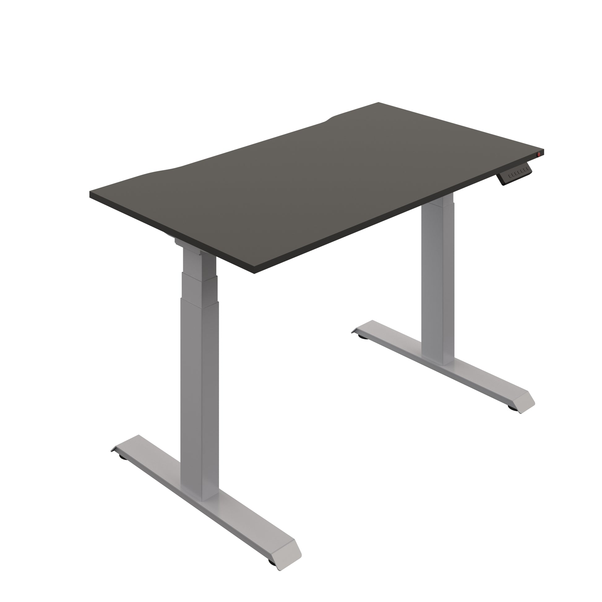 Okoform Heated Dual Motor Height Adjustable Desk | 1400X800 | Black/Silver