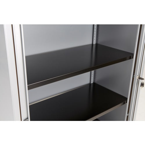Bisley Essentials Basic Shelf With Under Shelf A4 Filing | Black