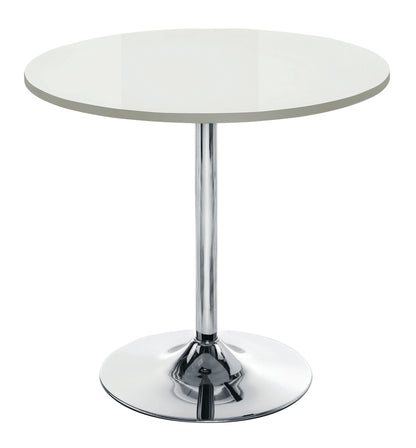 Ellipse Trumpet Base Table | 800mm | White
