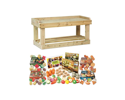 Millhouse Early Years Busy Bench plus Outdoor Maths Kit PT1144