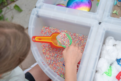 Translucent Colour Nesting Scoops - Pk3