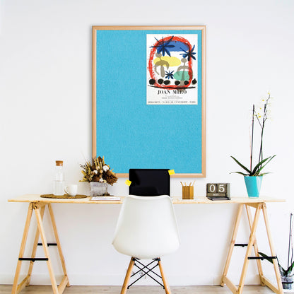 Eco-Friendly ColourPlus Noticeboard - Light Oak Effect Frame