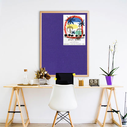 Eco-Friendly ColourPlus Noticeboard - Light Oak Effect Frame