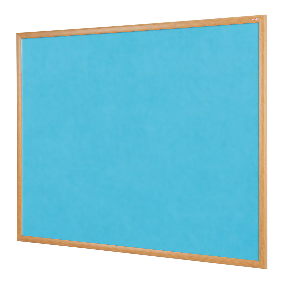 Eco-Friendly ColourPlus Noticeboard - Light Oak Effect Frame