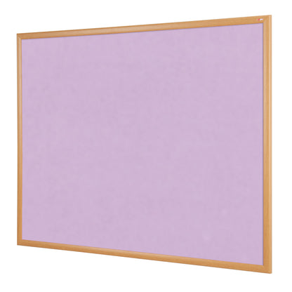Eco-Friendly ColourPlus Noticeboard - Light Oak Effect Frame