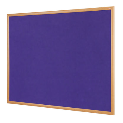 Eco-Friendly ColourPlus Noticeboard - Light Oak Effect Frame