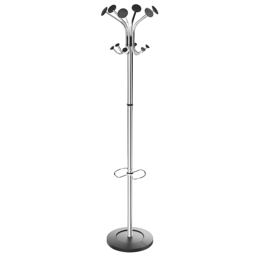 Coat stand | Chrome/Black