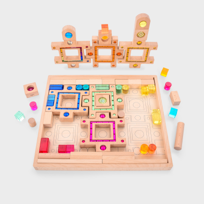 Gem Puzzle Blocks - Pk58 + tray