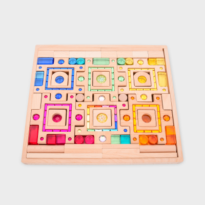 Gem Puzzle Blocks - Pk58 + tray