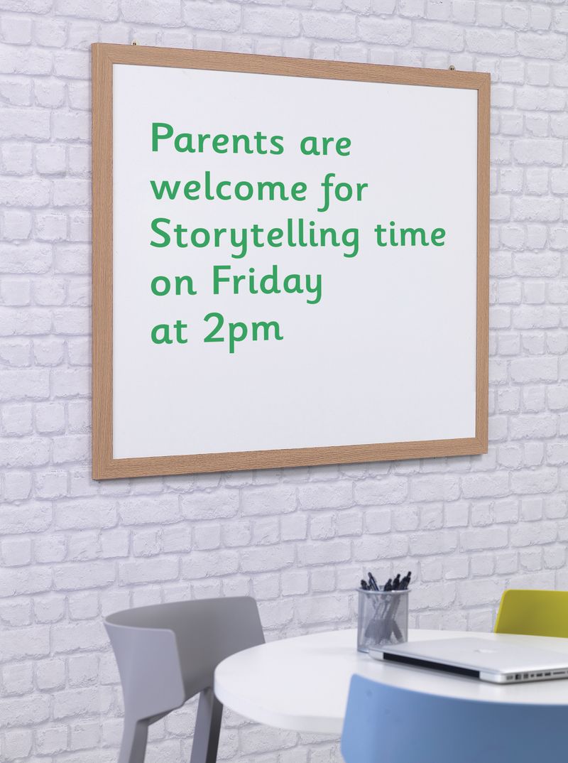 Natural Frame Writing Board (non-magnetic)