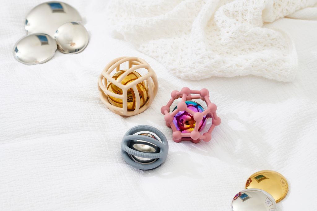 SiliSoft Sensory Steel Balls (Earth) - 6 piece set