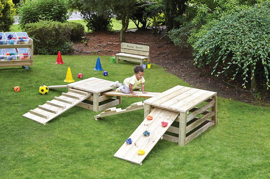 Millhouse Early Years Outdoor Adventure Climbing Set Without Slide