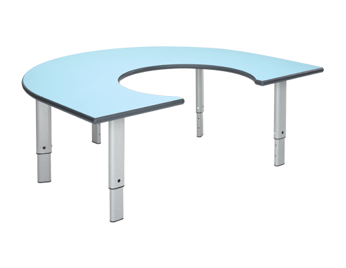 Height Adjustable Table: Rainbow