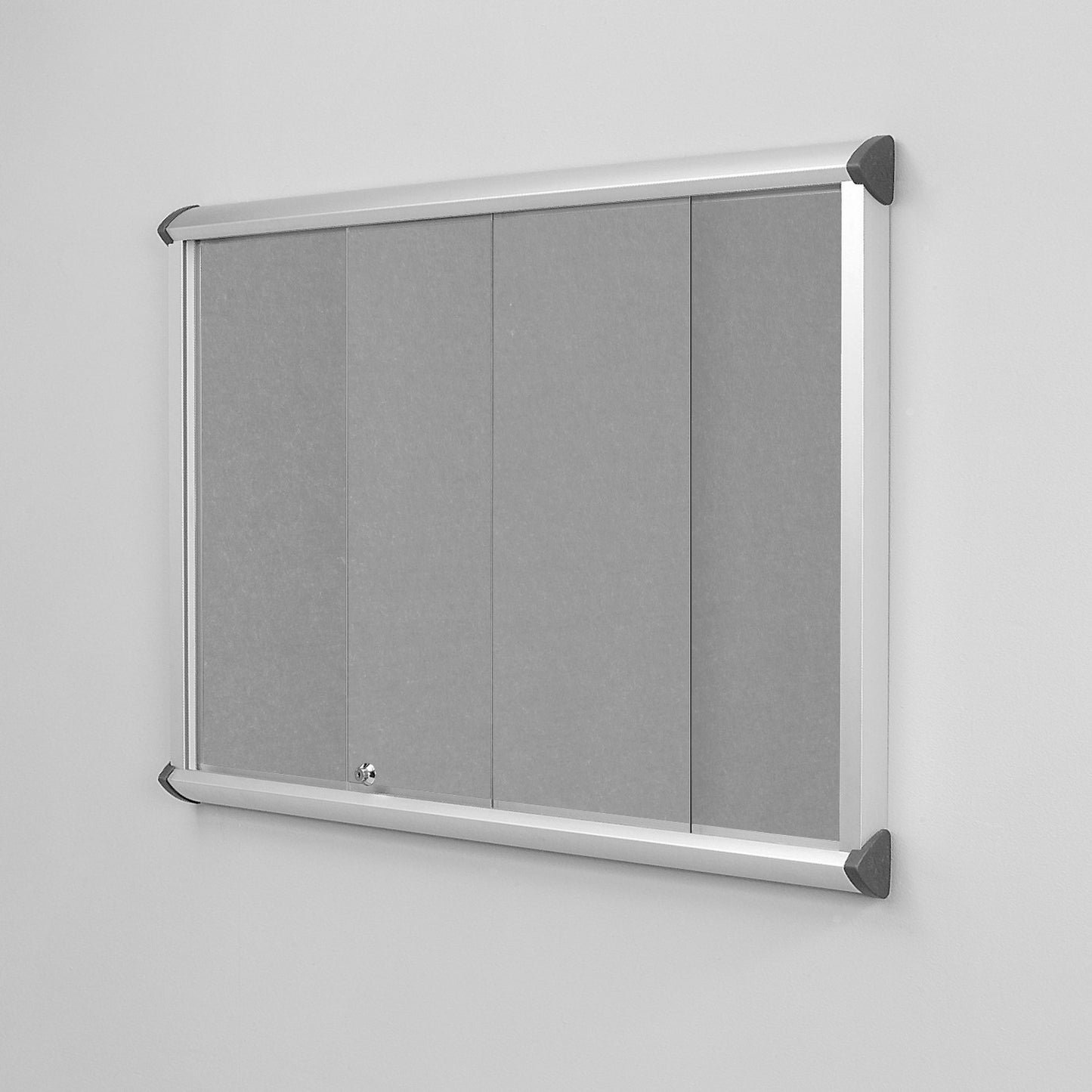 Shield Resist-a-Flame Showcase with Sliding Glass Doors (Aluminium Frame)
