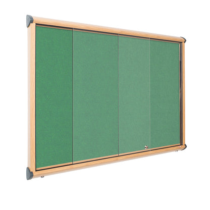 Shield Resist-a-Flame Showcase with Sliding Glass Doors (Wood Effect Frame)