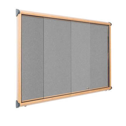 Shield Resist-a-Flame Showcase with Sliding Glass Doors (Wood Effect Frame)