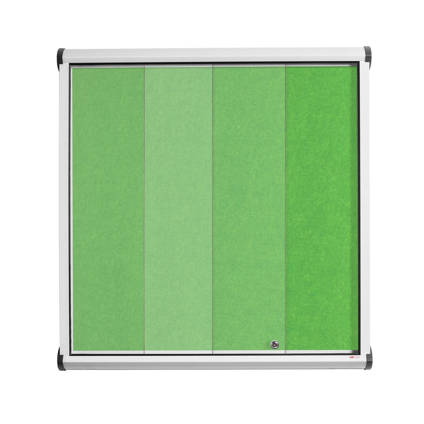 Shield Resist-a-Flame Showcase with Sliding Glass Doors (White Frame)