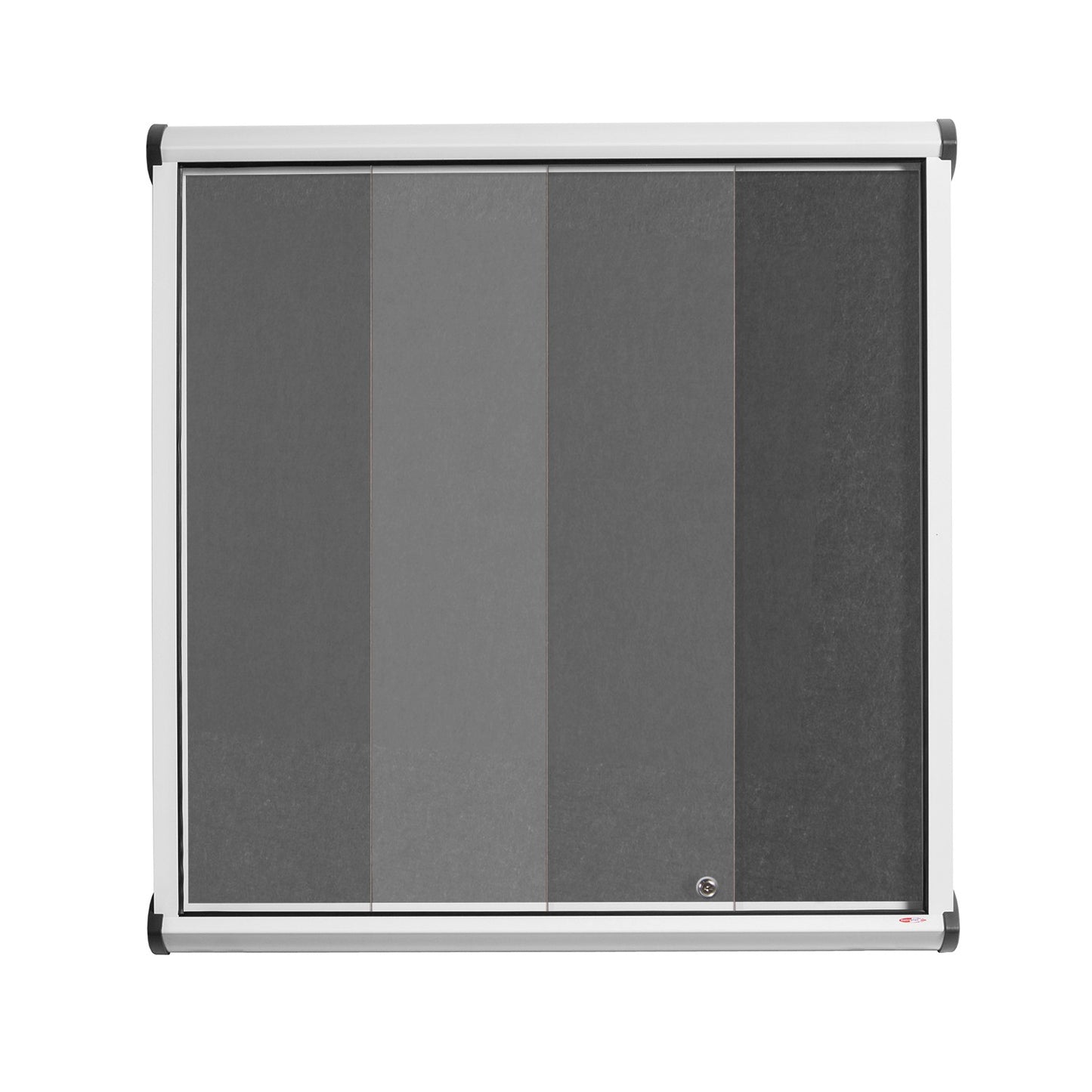 Shield Resist-a-Flame Showcase with Sliding Glass Doors (White Frame)