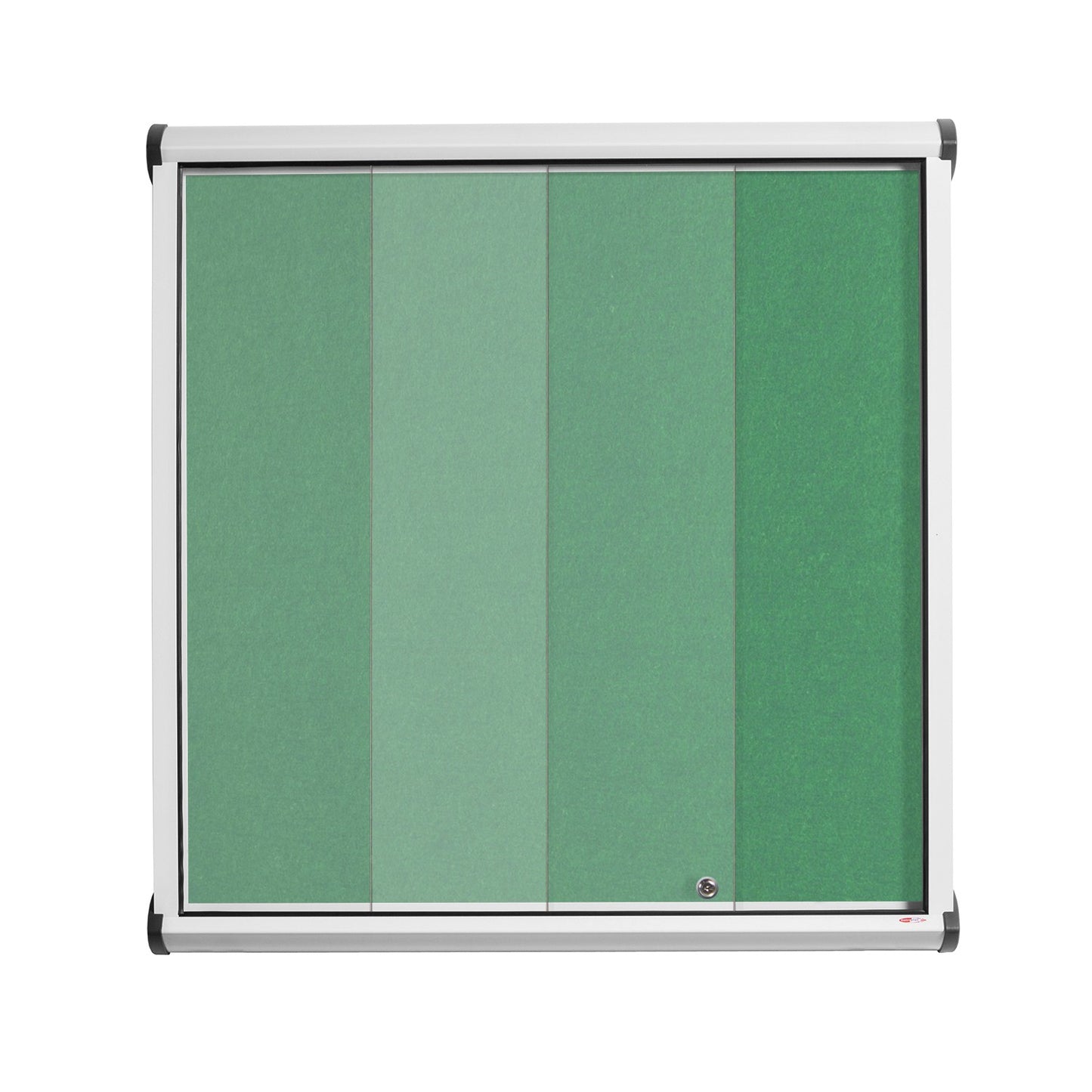 Shield Resist-a-Flame Showcase with Sliding Glass Doors (White Frame)
