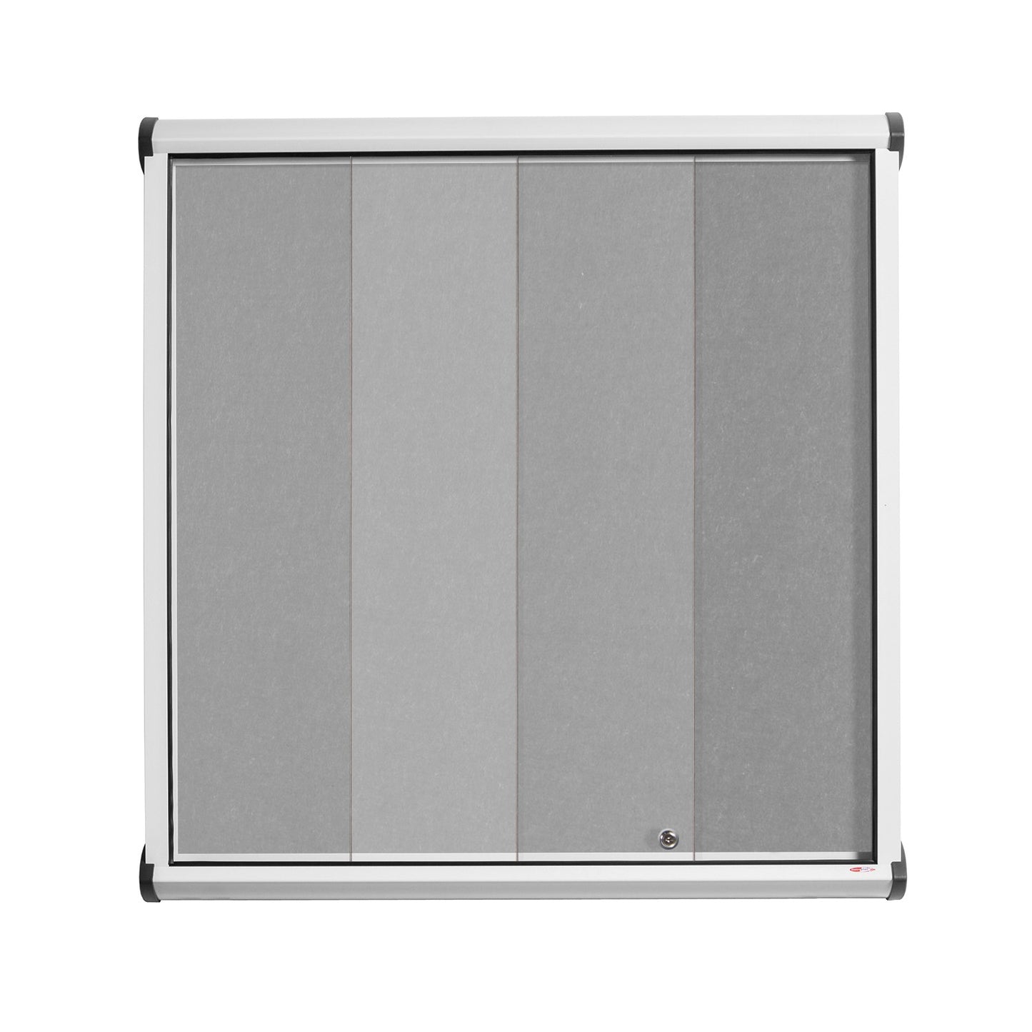 Shield Resist-a-Flame Showcase with Sliding Glass Doors (White Frame)