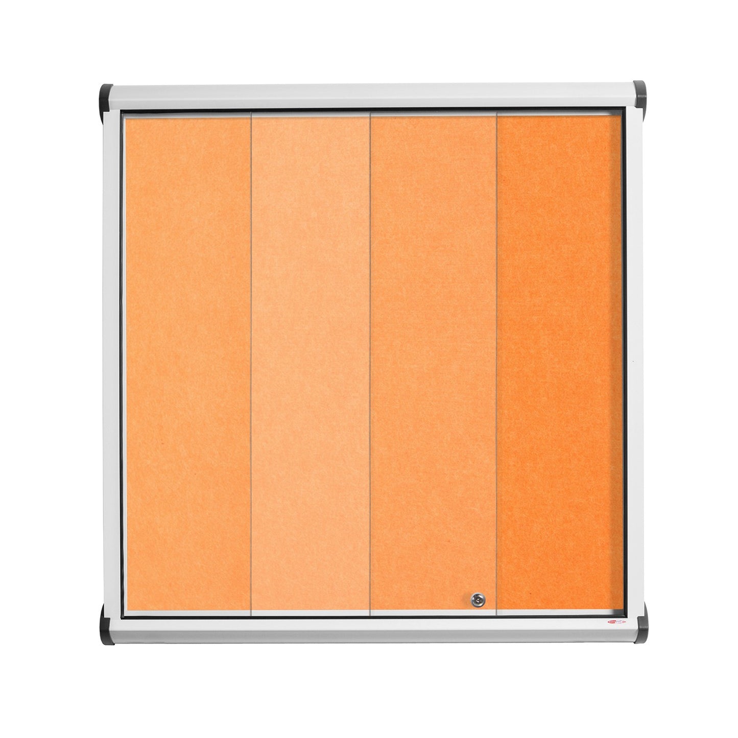 Shield Resist-a-Flame Showcase with Sliding Glass Doors (White Frame)