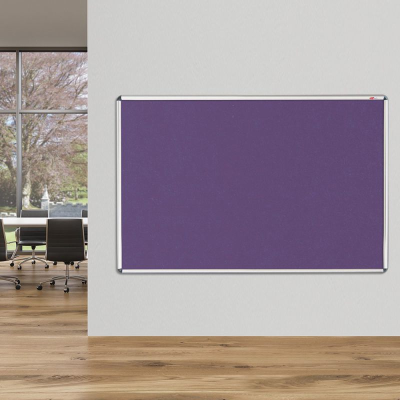 Shield Resist-a-Flame Eco-Colour Noticeboards (Aluminium frame)