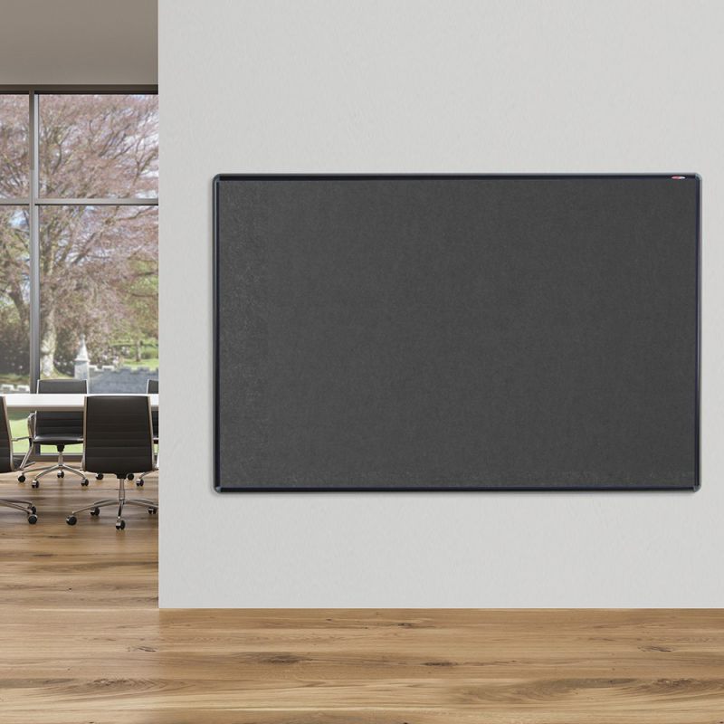 Shield Resist-a-Flame Eco-Colour Noticeboards (Black Frame)