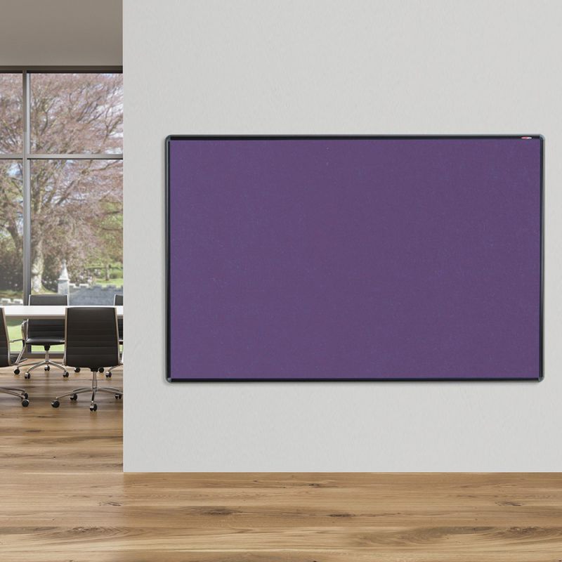 Shield Resist-a-Flame Eco-Colour Noticeboards (Black Frame)