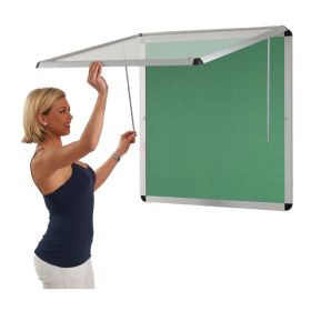 Shield Eco-Colour Corridor Tamperproof Satin Aluminium Frame