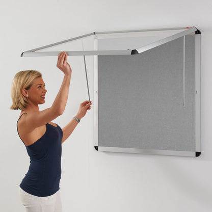 Shield Eco-Colour Corridor Tamperproof Satin Aluminium Frame