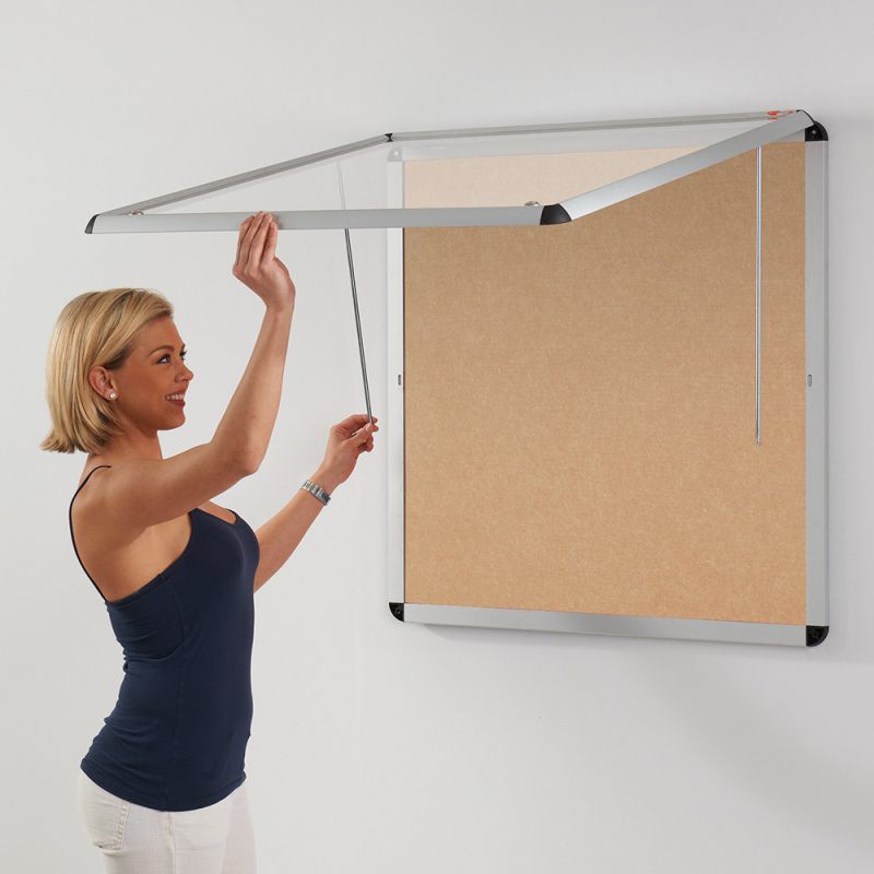 Shield Eco-Colour Corridor Tamperproof Satin Aluminium Frame