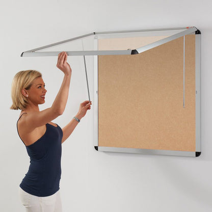 Shield Eco-Colour Corridor Tamperproof Satin Aluminium Frame