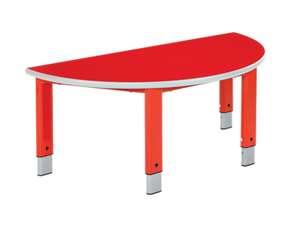 Height Adjustable Table:  Semi-Circular