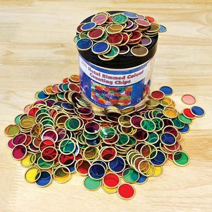 Metal Counting Chips Tub