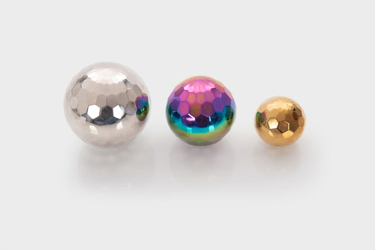 Sensory Steel Mosaic Mystery Balls - Pk3