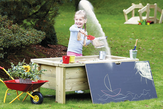 Millhouse Early Years Raised Sandpit with Chalkboard Lid