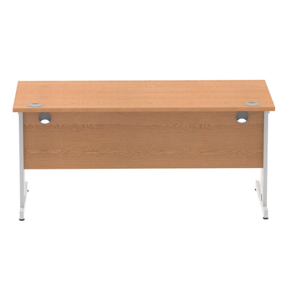 Impulse 1600mm Straight Desk Cable Managed Leg