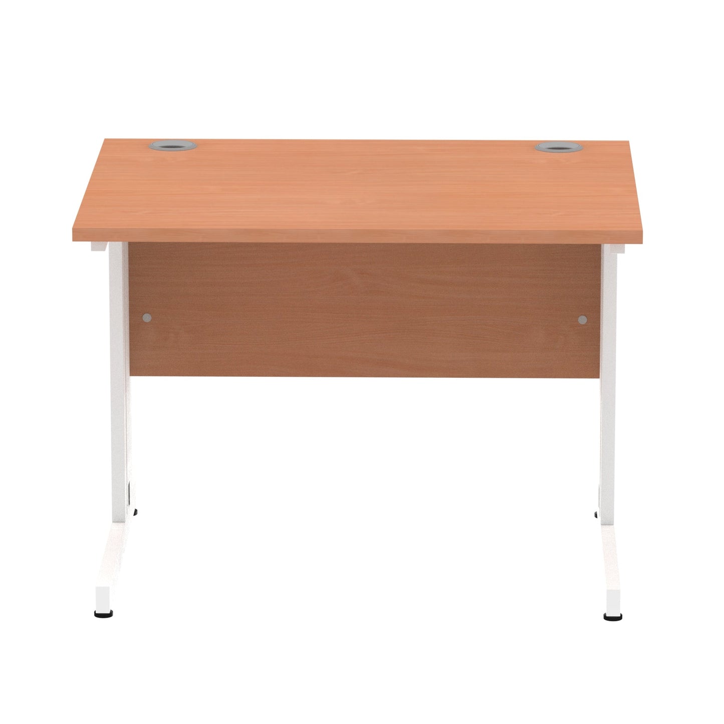 Impulse 1000mm Straight Desk Cable Managed Leg