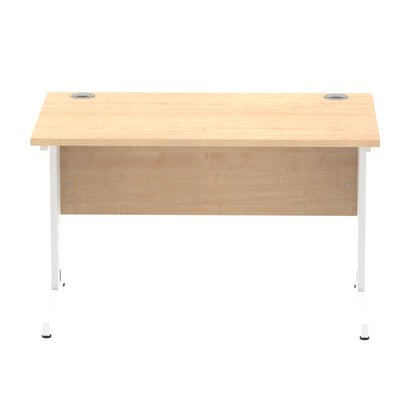 Impulse 1200mm Straight Desk Cable Managed Leg