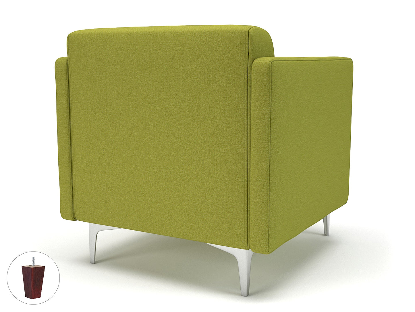 Napa Slim Arm 75cm Wide Armchair in Warwick Dolly Fabric